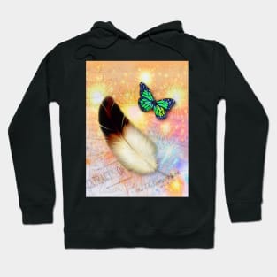 The Concept of Time, Birds and Butterflies Hoodie